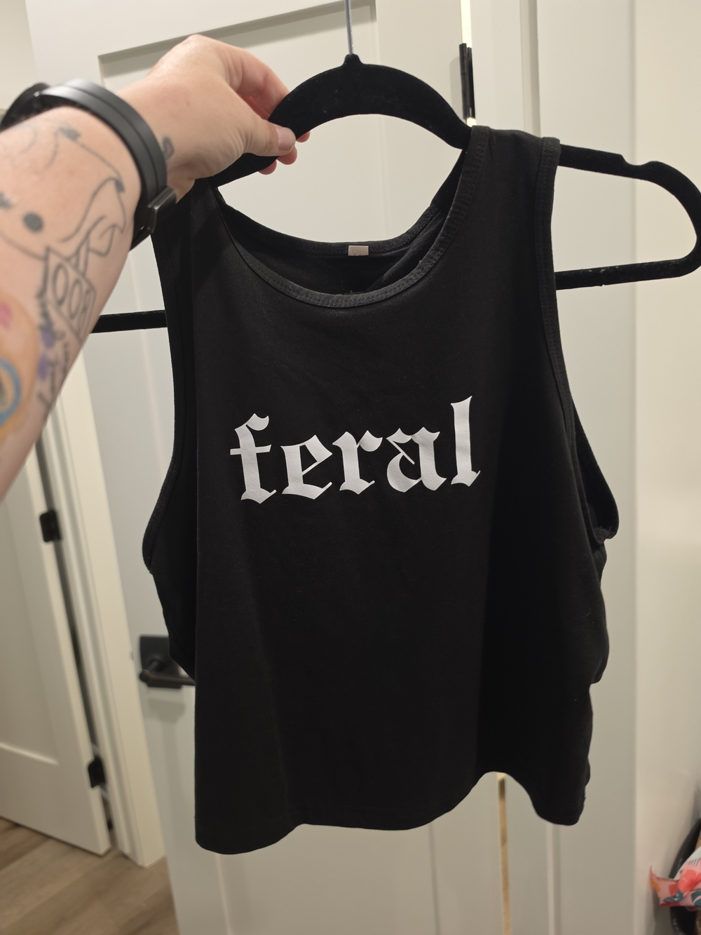 Feral Graphic Black Women's Tank Top